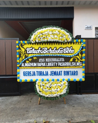 Papan Bunga Duka di Pulogadung