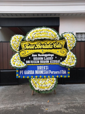 Papan Bunga Duka di Pulogadung